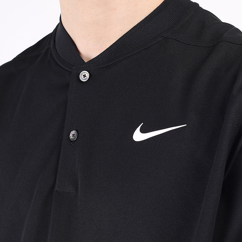мужская черная футболка Nike Dri-FIT Victory Golf Polo BV6235-010 - цена, описание, фото 2